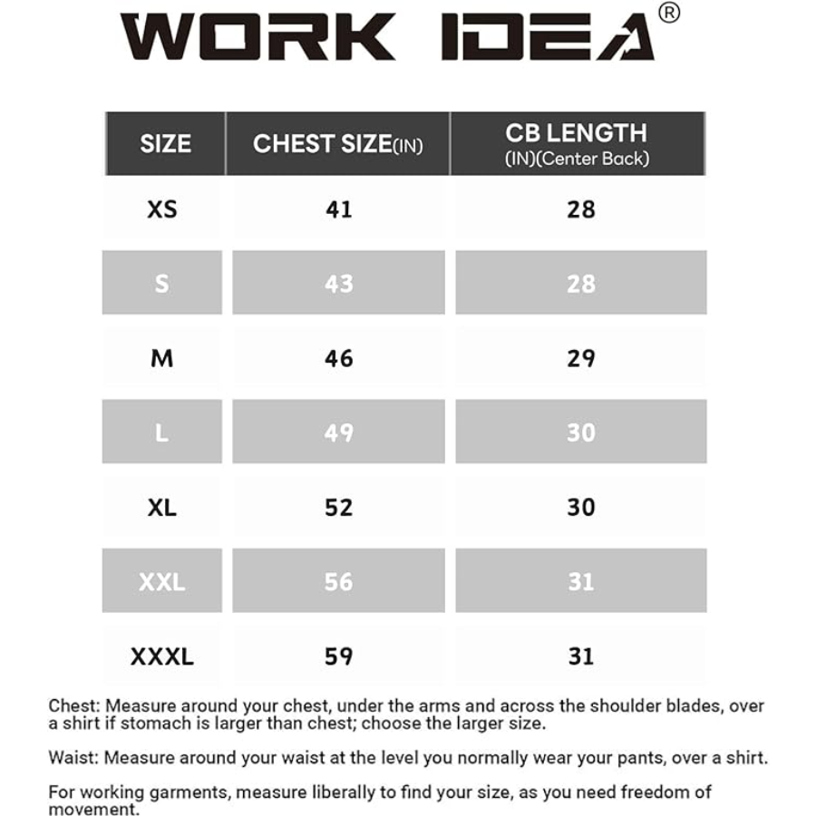 WORK IDEA Men's Reflective Jacket Softshell High Visibility Jacket Fleece Lined Hi-Vis Waterproof Hoodie Winter