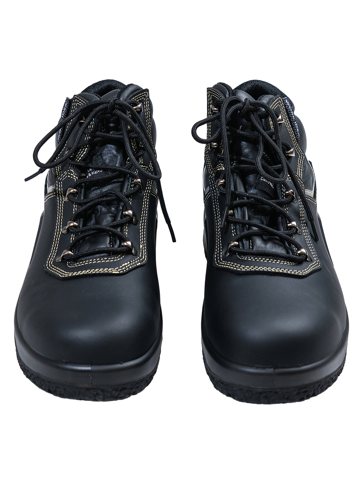 WORK IDEA High‑Top Safety Work Boots Genuine Leather Steel Toe Anti‑Slip Industrial Safety Shoes
