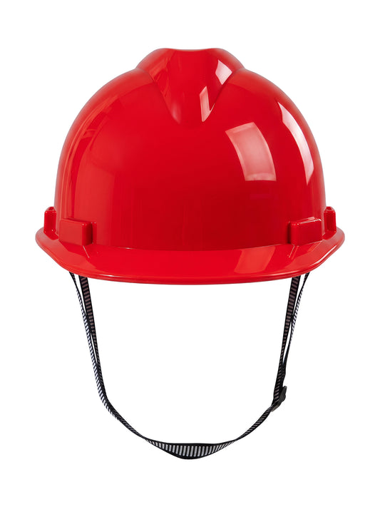 WORK IDEA Safety Helmet Red ABS Hard Hat Adjustable Breathable Construction Work Helmet