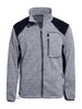 WORK IDEA Men's Knitted Fleece Jacket, Fleece Cardigan, Breathable Outdoor Fleece Jackets for Men, Warm and Lightweight Knitted Fleece Jacket with Zip