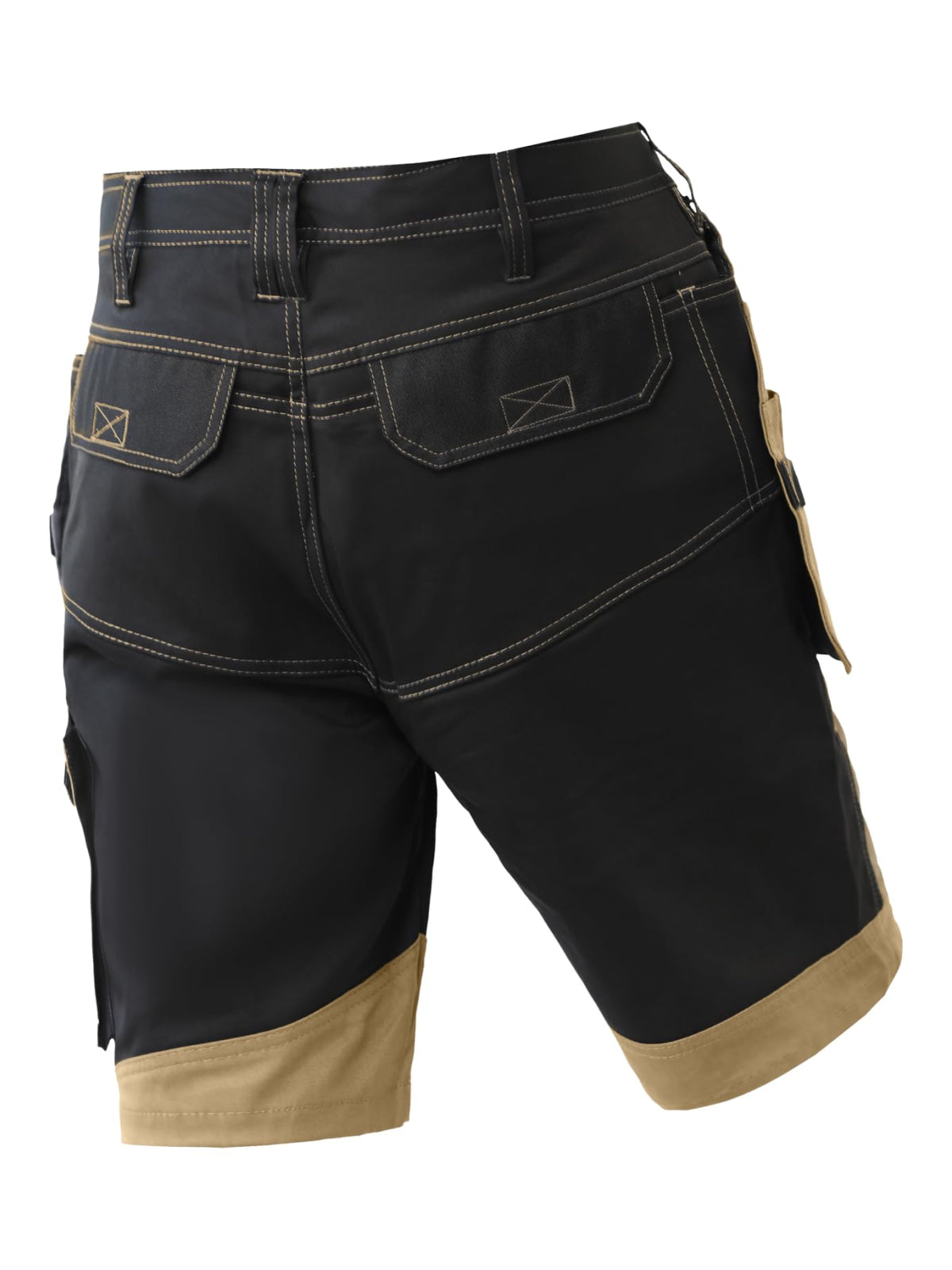 WORK IDEA Builder Work Shorts for Men - Durable Summer Combat Shorts - Multi Pocket Detachable Flight Pocket Shorts