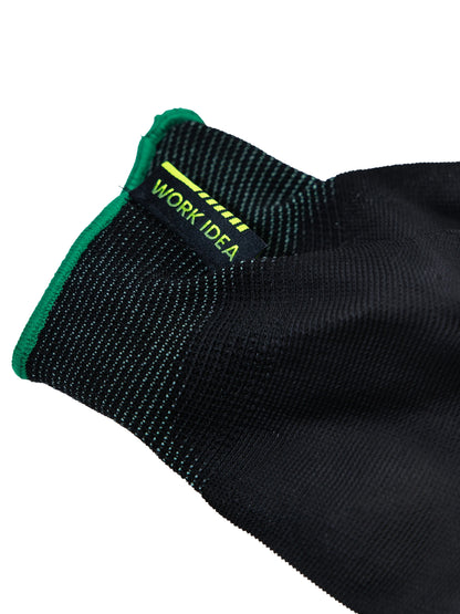 WORK IDEA Nitrile Coated Work Gloves Anti‑Slip Wear‑Resistant Safety Working Gloves