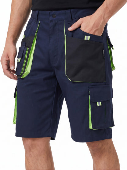 WORK IDEA Men's Work Cargo Shorts Outdoor Multi-Pocket Workwear Hiking Camping Travel Golf Causal
