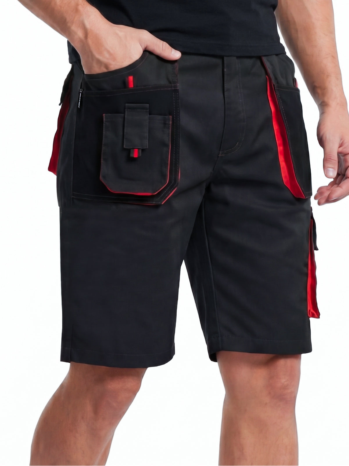WORK IDEA Men's Work Cargo Shorts Outdoor Multi-Pocket Workwear Hiking Camping Travel Golf Causal