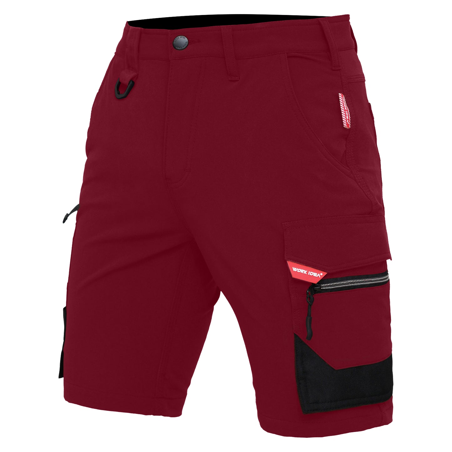 WORK IDEA Women's Slim Fit Stretch Work Shorts Durable Elegance for Highest