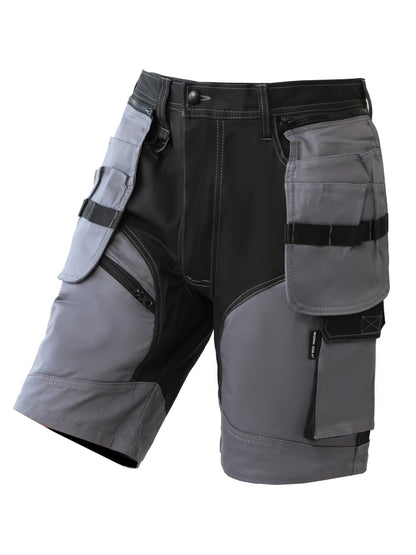 WORK IDEA Builder Work Shorts for Men - Durable Summer Combat Shorts - Multi Pocket Detachable Flight Pocket Shorts