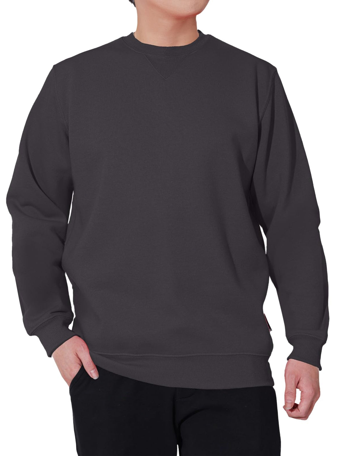WORK IDEA Männer Crewneck Sweatshirt Arbeitskleidung Pullover Herren Basic Arbeitspullover