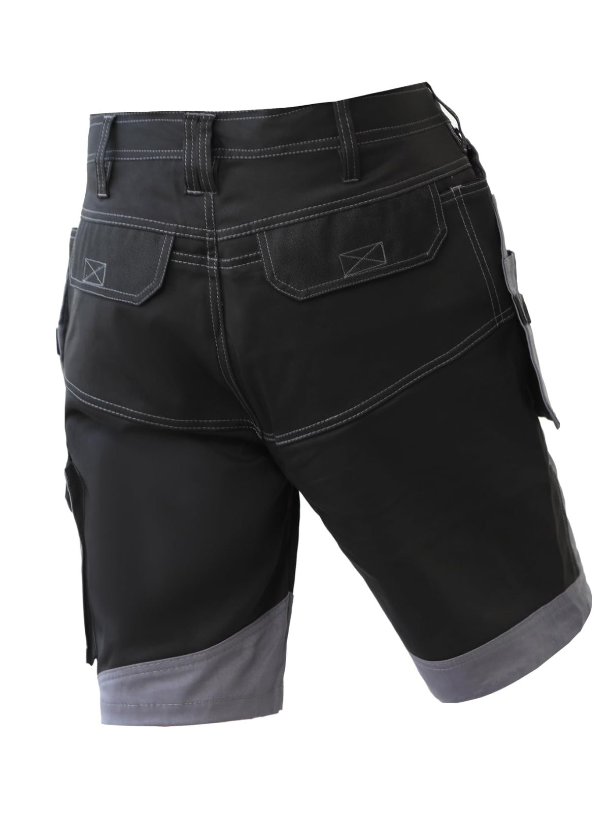 WORK IDEA Builder Work Shorts for Men - Durable Summer Combat Shorts - Multi Pocket Detachable Flight Pocket Shorts