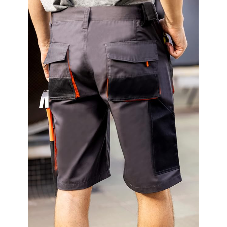 WORK IDEA Men's Work Cargo Shorts Outdoor Multi-Pocket Workwear Hiking Camping Travel Golf Causal