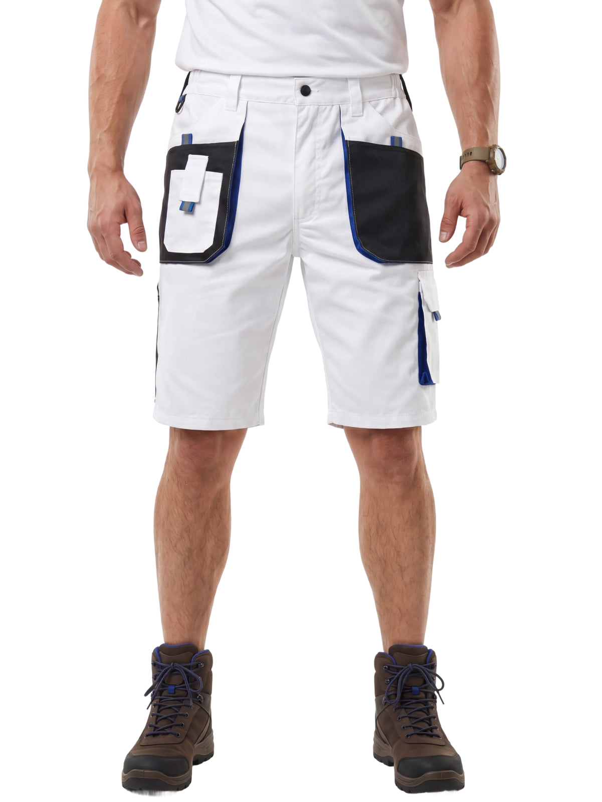 WORK IDEA Men's Work Cargo Shorts Outdoor Multi-Pocket Workwear Hiking Camping Travel Golf Causal