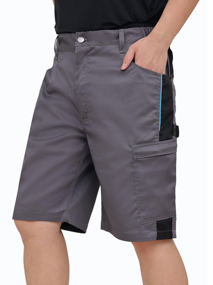 WORK IDEA Men's Stretch Work Shorts with Numerous Pockets and Tool Pockets