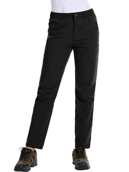 WORK IDEA Women's Summer Hiking Trousers, Ultra Thin & Quick-Drying, Lightweight Outdoor Trousers for Trekking and Yoga, Elastic, Breathable