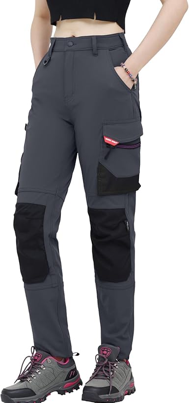 WORK IDEA Women's Slim-Fit Stretch Work Trousers: Critical Cordura Fabric Areas, Durable Elegance for the Highest Demands