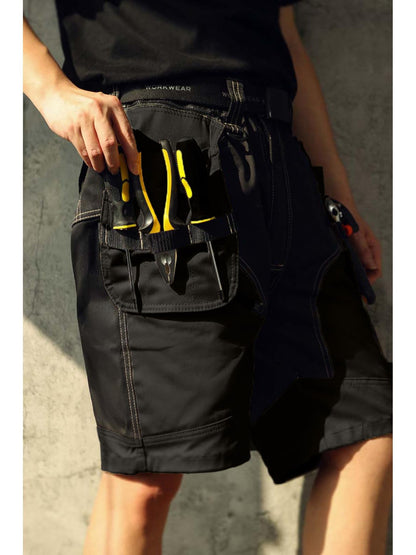 WORK IDEA Builder Work Shorts for Men - Durable Summer Combat Shorts - Multi Pocket Detachable Flight Pocket Shorts