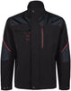 WORK IDEA Men's Slim Fit Stretch Work Jacket: Strategically Reinforced - Professional Elegance with Modern Comfort