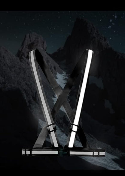 WORK IDEA Pack of 2 High Visibility Vest, Reflective Vest Certificate, Adjustable Vest for Cycling, Running, Hiking or Outdoor Use