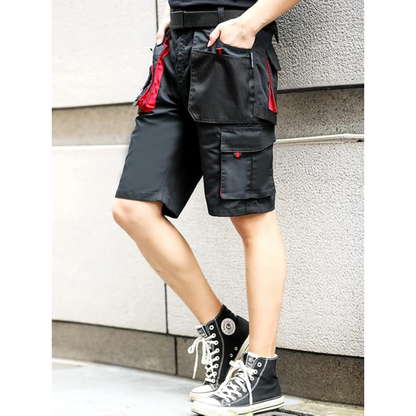 WORK IDEA Men's Work Cargo Shorts Outdoor Multi-Pocket Workwear Hiking Camping Travel Golf Causal