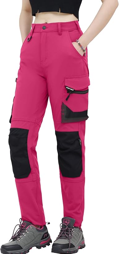 WORK IDEA Women's Slim-Fit Stretch Work Trousers: Critical Cordura Fabric Areas, Durable Elegance for the Highest Demands
