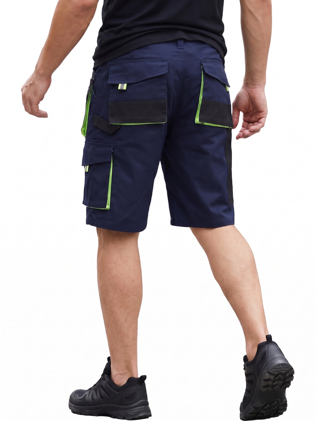 WORK IDEA Men's Work Cargo Shorts Outdoor Multi-Pocket Workwear Hiking Camping Travel Golf Causal
