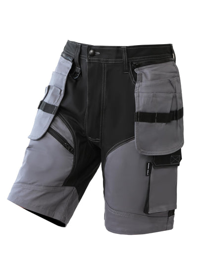 WORK IDEA Builder Work Shorts for Men - Durable Summer Combat Shorts - Multi Pocket Detachable Flight Pocket Shorts