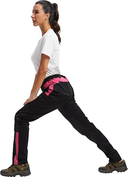 WORK IDEA Women's Work Trousers in Figure-Hugging Fit, Elastic and Lightweight, with Multiple Functional Pockets