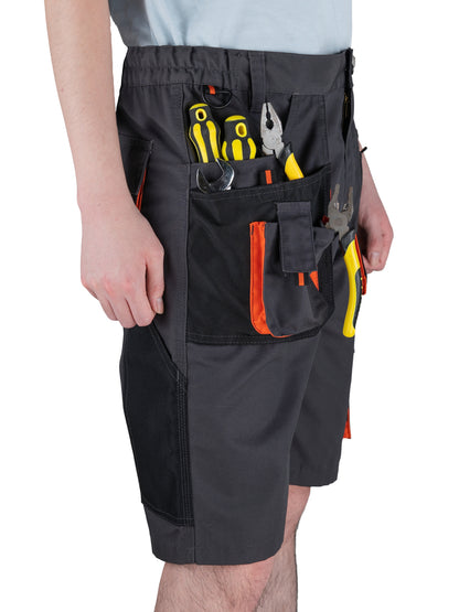 WORK IDEA Men's Work Cargo Shorts Outdoor Multi-Pocket Workwear Hiking Camping Travel Golf Causal