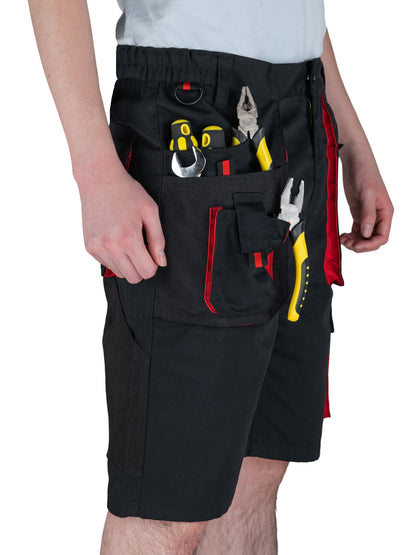 WORK IDEA Men's Work Cargo Shorts Outdoor Multi-Pocket Workwear Hiking Camping Travel Golf Causal