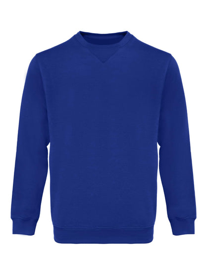 WORK IDEA Men's Crewneck Sweatshirt Work Wear Pullover Men's Basic Work Jumper