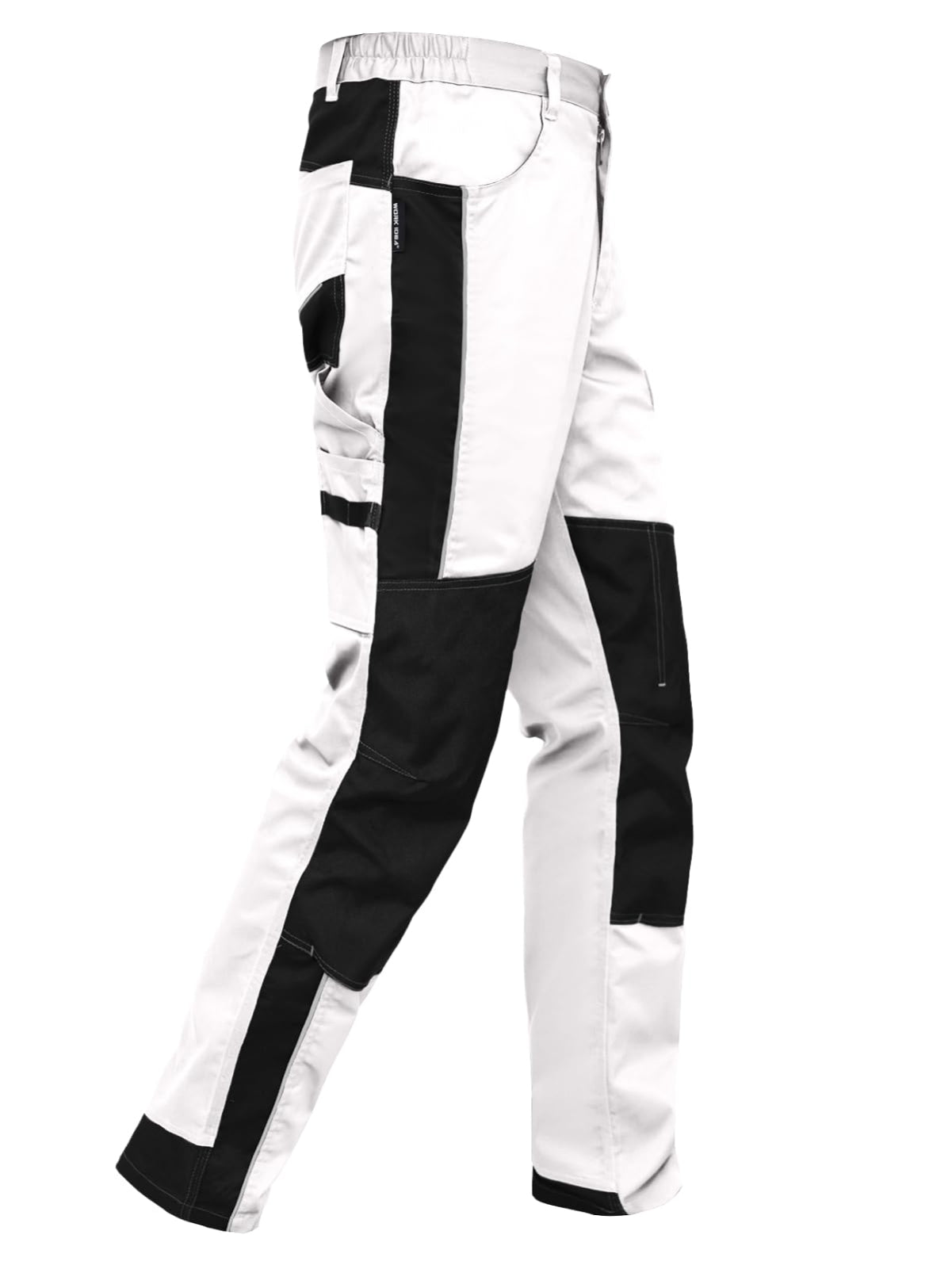 WORK IDEA Men's Stretch Work Trousers with Multiple Pockets and Tool Pockets