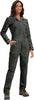 WORK IDEA Women's Long Sleeve Coveralls - 100% Cotton Work Jumpsuits Action Back And Utility Pockets with Hook