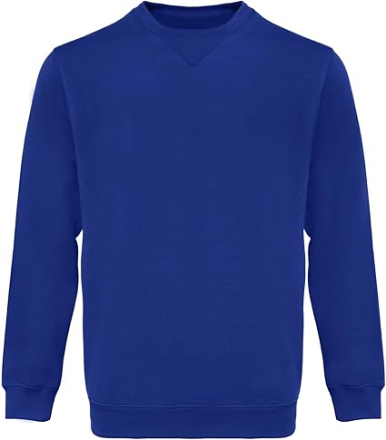 WORK IDEA Men's Crewneck Sweatshirt Work Wear Pullover Men's Basic Work Jumper