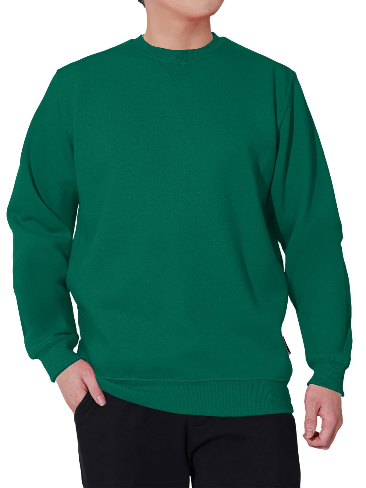 WORK IDEA Männer Crewneck Sweatshirt Arbeitskleidung Pullover Herren Basic Arbeitspullover