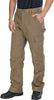 WORK IDEA Men's Heavy-Duty Canvas Work Pants with Knee Pad Pockets, Durable Carpenter Trousers for Construction Khaki
