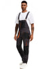 WORK IDEA Men's Bib Overalls Sturdy Canvas Work Overalls with Knee Pad Pockets
