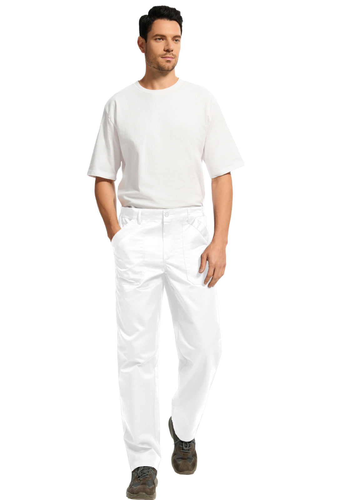 Pantaloni da lavoro da uomo WORK IDEA a vestibilità comoda, leggeri per pittore, decorazione