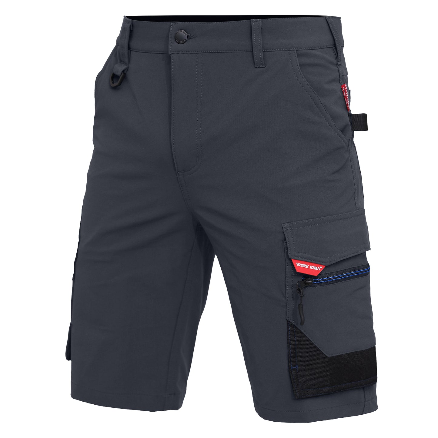 WORK IDEA Men's Slim Fit Stretch Work Shorts Durable Elegance for Highest