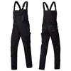WORK IDEA Mens Stretch Work Dungarees with Multiple Pockets and Tool Pockets