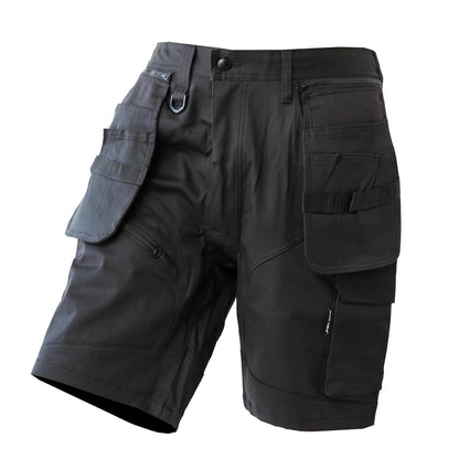 WORK IDEA Builder Work Shorts for Men - Durable Summer Combat Shorts - Multi Pocket Detachable Flight Pocket Shorts
