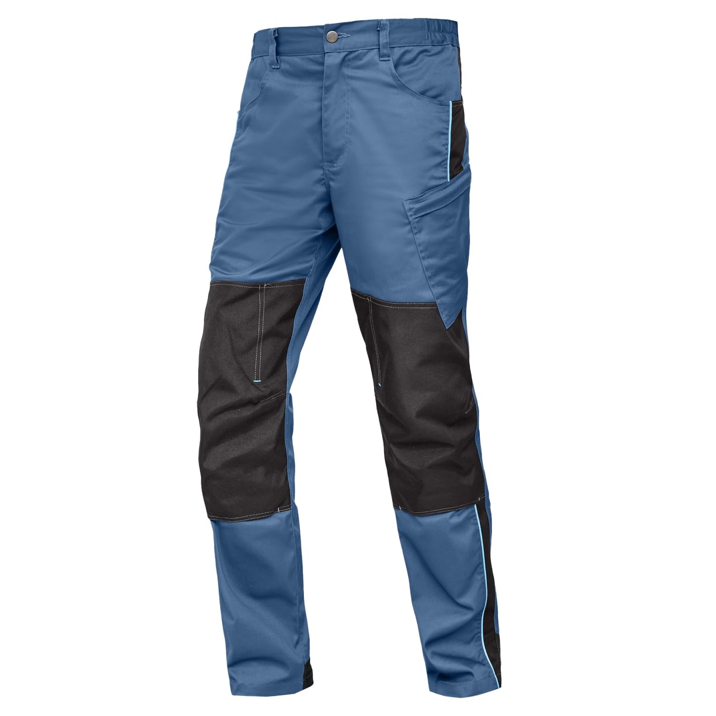 WORK IDEA Men's Stretch Work Trousers with Multiple Pockets and Tool Pockets