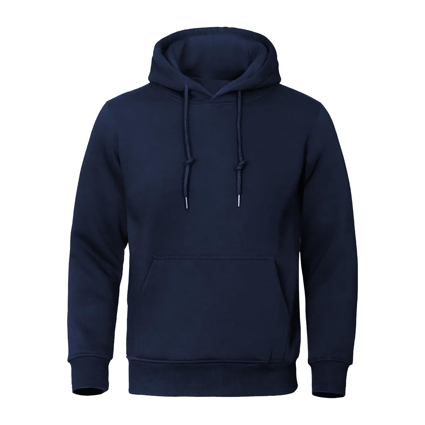 WORK IDEA Men's Cotton Winter Hoodie for Men, Soft Hoodie with Side Pockets, Casual Top for Sports and Leisure