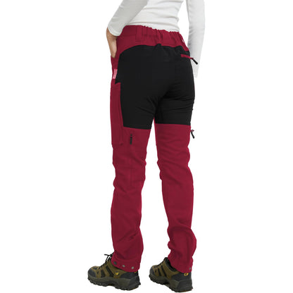 WORK IDEA Women's Hiking Trousers, Stretch Slim Fit, Water Resistant, for Outdoor Activities