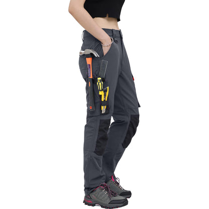 WORK IDEA Women's Slim-Fit Stretch Work Trousers: Cordura Fabric in Critical Areas, Heavy Duty, Elegant, Suitable for Highest Demands