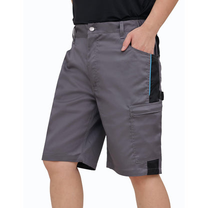 WORK IDEA Men's Stretch Work Shorts with Numerous Pockets and Tool Pockets