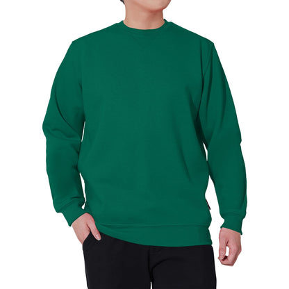 WORK IDEA Men's Crewneck Sweatshirt Work Wear Pullover Men's Basic Work Jumper