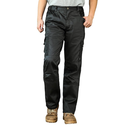WORK IDEA Mens Work Trousers - Camouflage Trousers Mens Cargo Trousers with Inside Knee Pockets