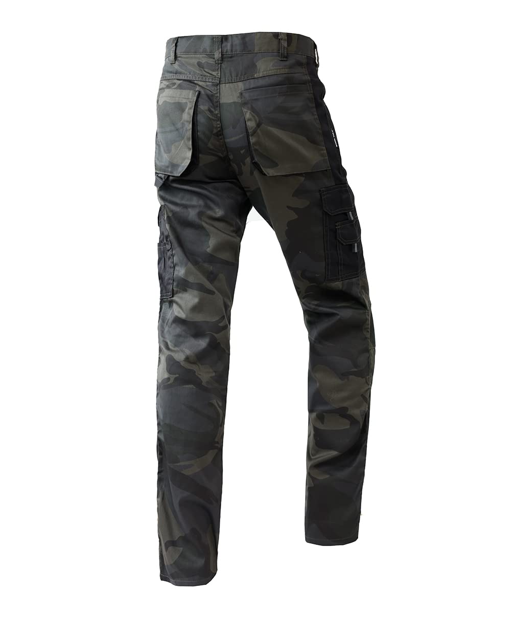 WORK IDEA Mens Work Trousers - Camouflage Trousers Mens Cargo Trousers with Inside Knee Pockets