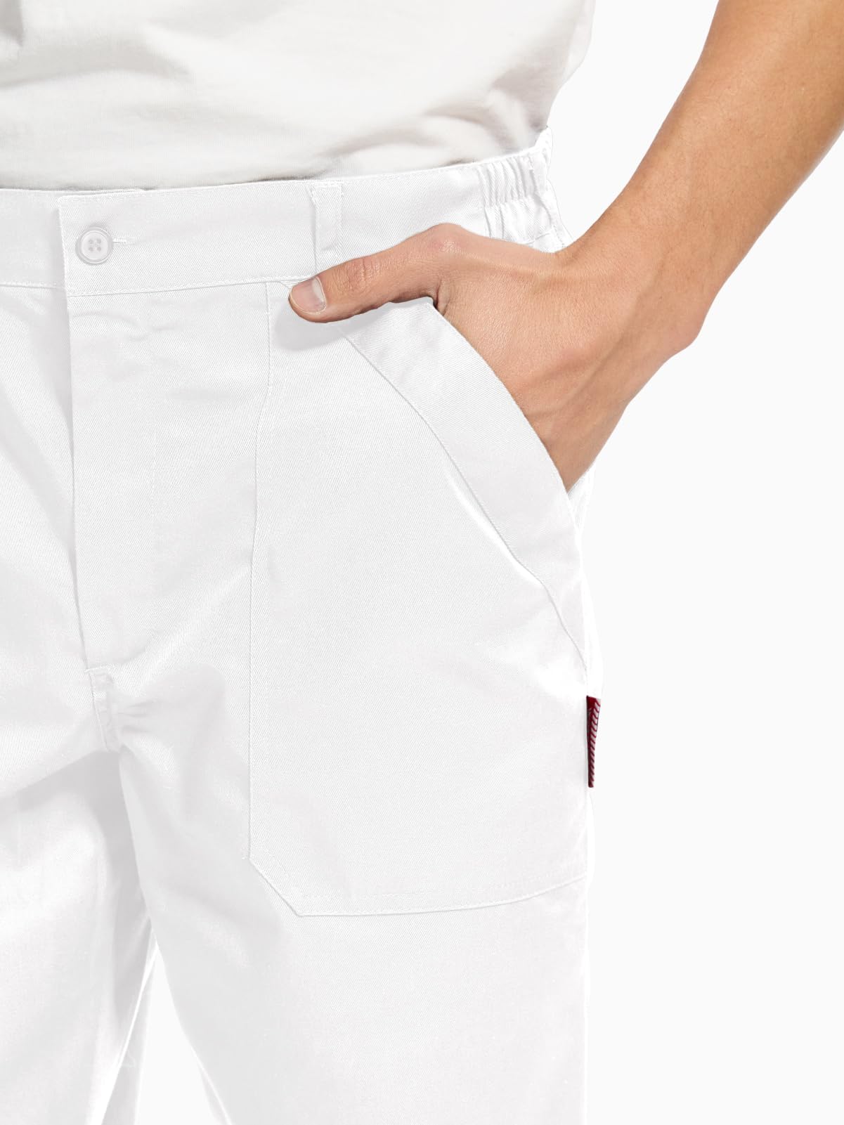 WORK IDEA Men's Relaxed Fit Work Pants Lightweight for Painter, Decoration