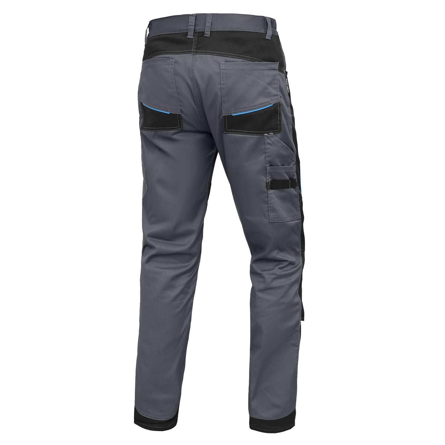 WORK IDEA Men's Stretch Work Trousers with Multiple Pockets and Tool Pockets