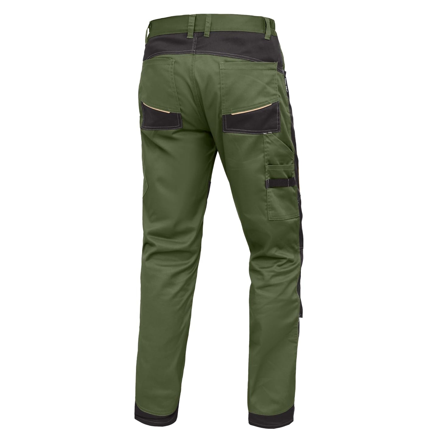WORK IDEA Men's Stretch Work Trousers with Multiple Pockets and Tool Pockets