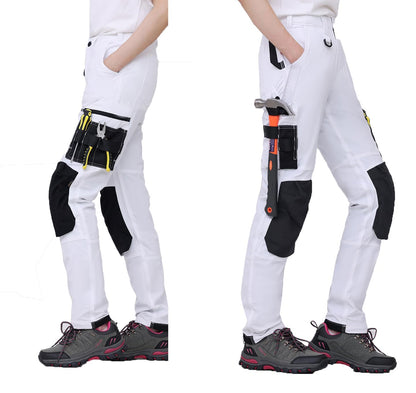 WORK IDEA Women's Slim-Fit Stretch Work Trousers: Cordura Fabric in Critical Areas, Heavy Duty, Elegant, Suitable for Highest Demands